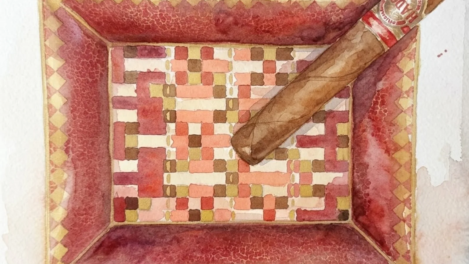 Cendrier et cigare — Epicure Floriano